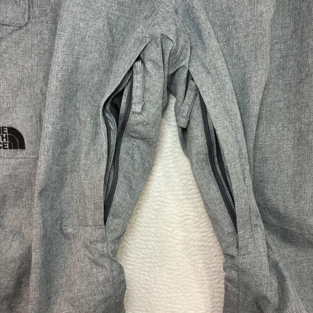 The North Face Freedom Insulated Pants Men L Gray Dryvent Ski Snowboard Winter